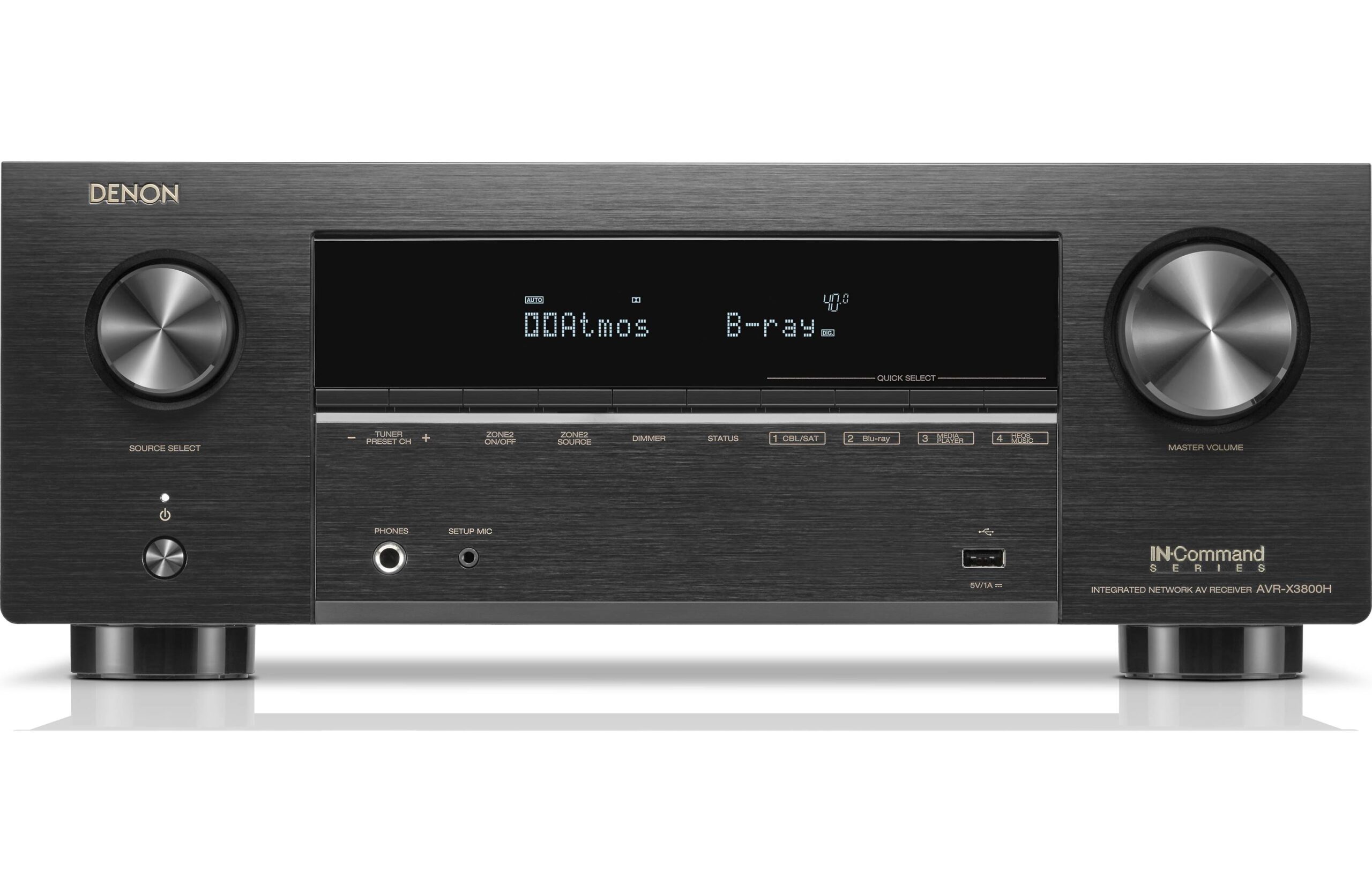 Denon Avr X H Av Receiver With Heos Built In Audio Mart